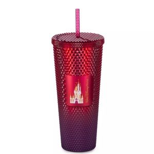 DISNEY STARBUCKS WDW
NWT
CINDERELLA'S CASTLE RED PURPLE OMBRE GEOMETRIC
TUMBLER